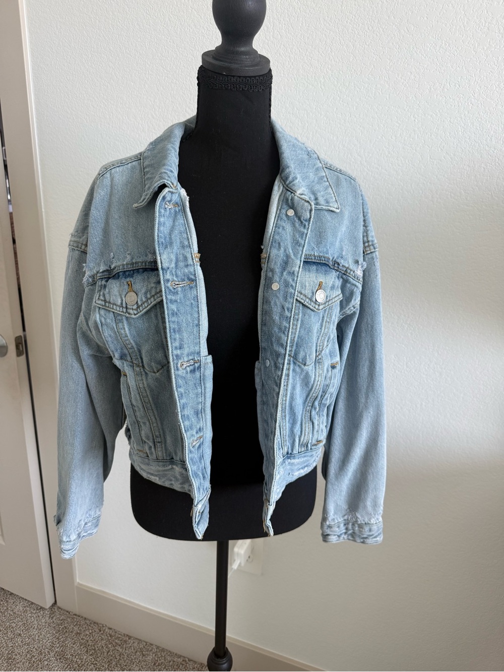 Classic Light Wash Denim Jacket
